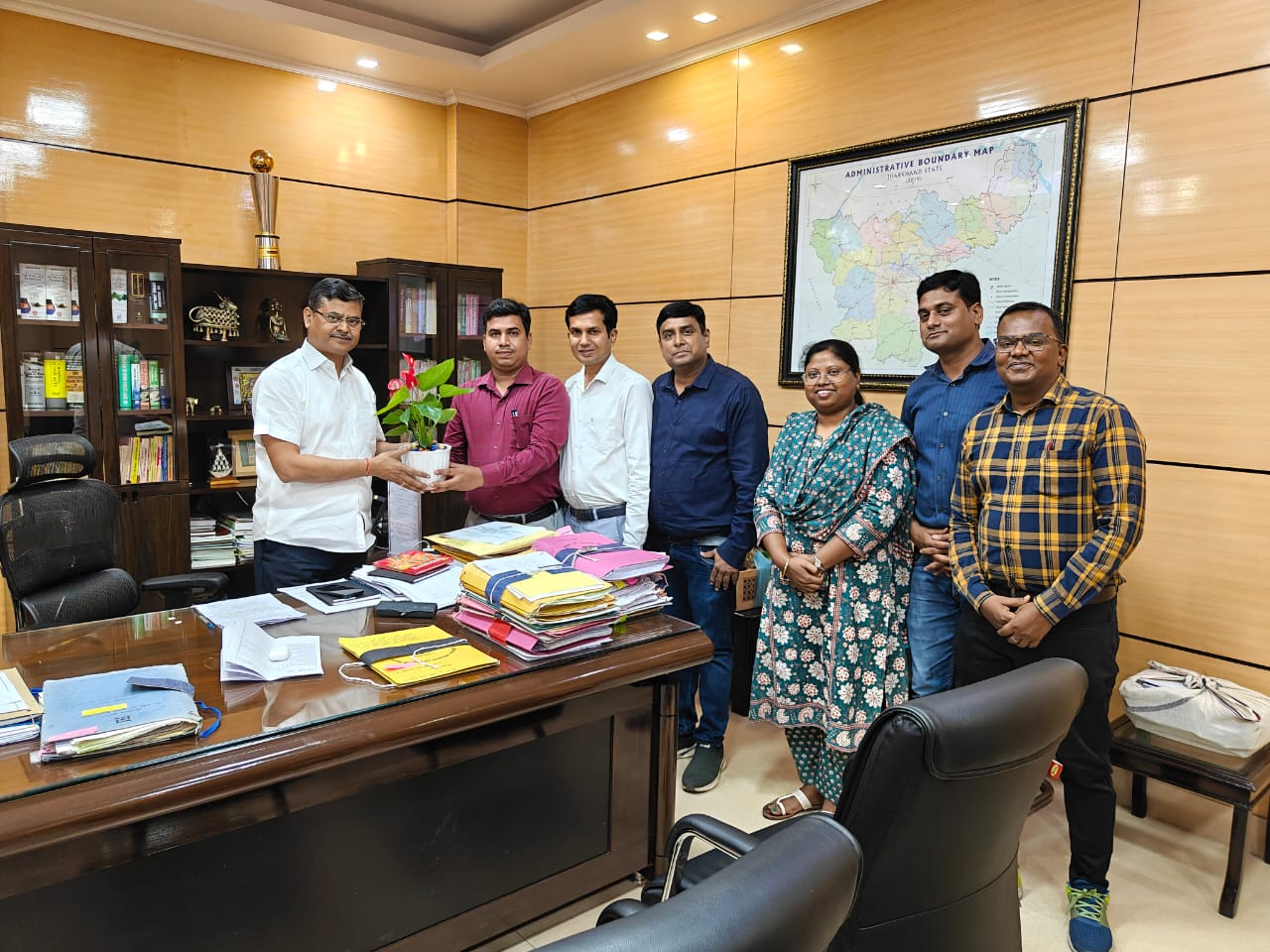 Meeting With CS, Jharkhand